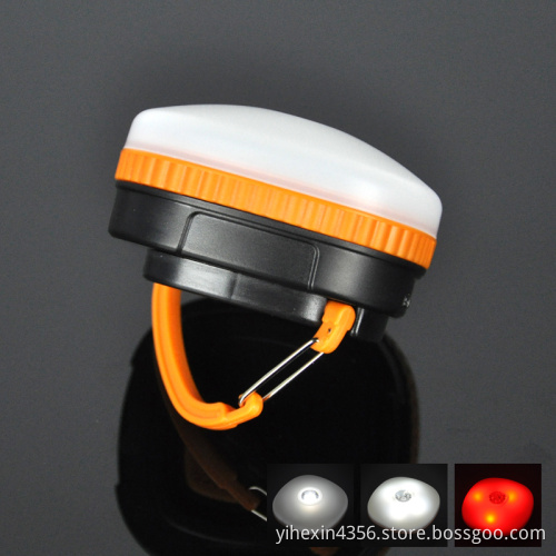 White/Red Lighting Portable LED Camping Light with Handle